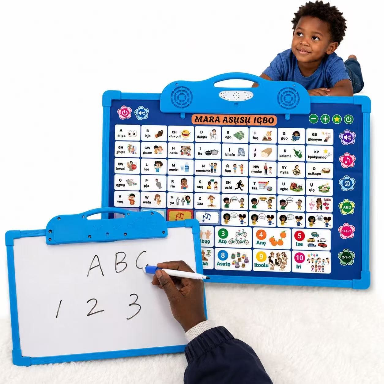 Wall Chart & Draw Board Combo