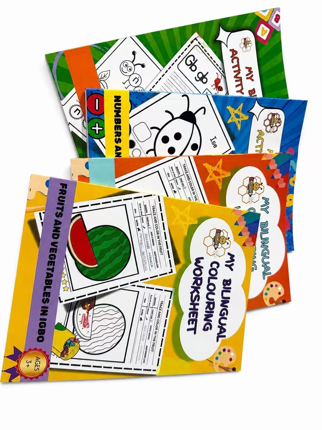 Bilingual Colouring Worksheet Pack